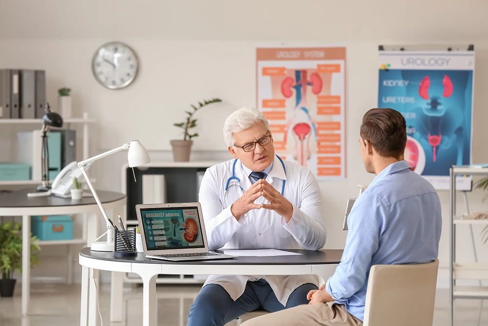 Dialysis Treatment Options - Fox Valley Medical Associates Young man visiting a urologist